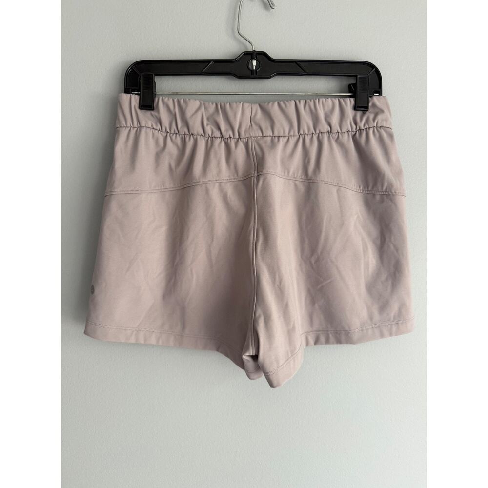 CRZ Yoga Women Athletic Shorts Size 8/10 Mauve Pink Drawstring Elastic Waist - Picture 2 of 6